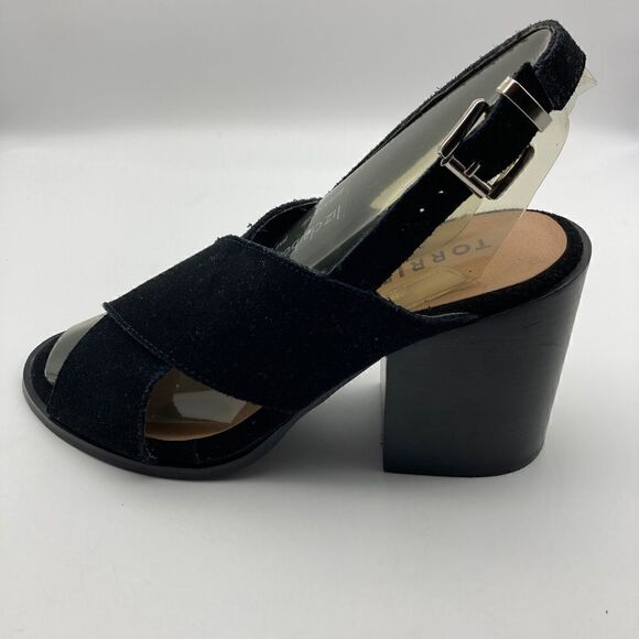 Torrid Women’s Heels Sandals Black Color Size 6W - Picture 1 of 8